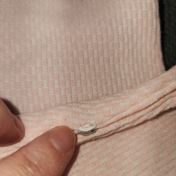 Vintage Baby Girls Baby Bliss Pink White Romper Outfit Small Collared Lace Trim - Picture 6 of 9